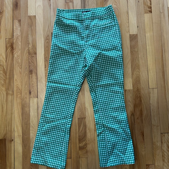 Gingham flare pants - Picture 4 of 6